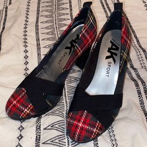 Anne Klein Sport Plaid Heel